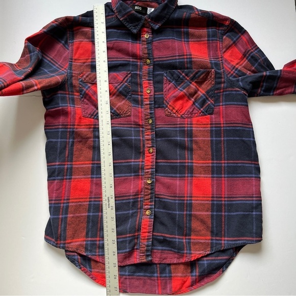 Urban Outfitters BDG Plaid Flannel Shirt Button Down Casual Shirt Top Sz S - Picture 10 of 15